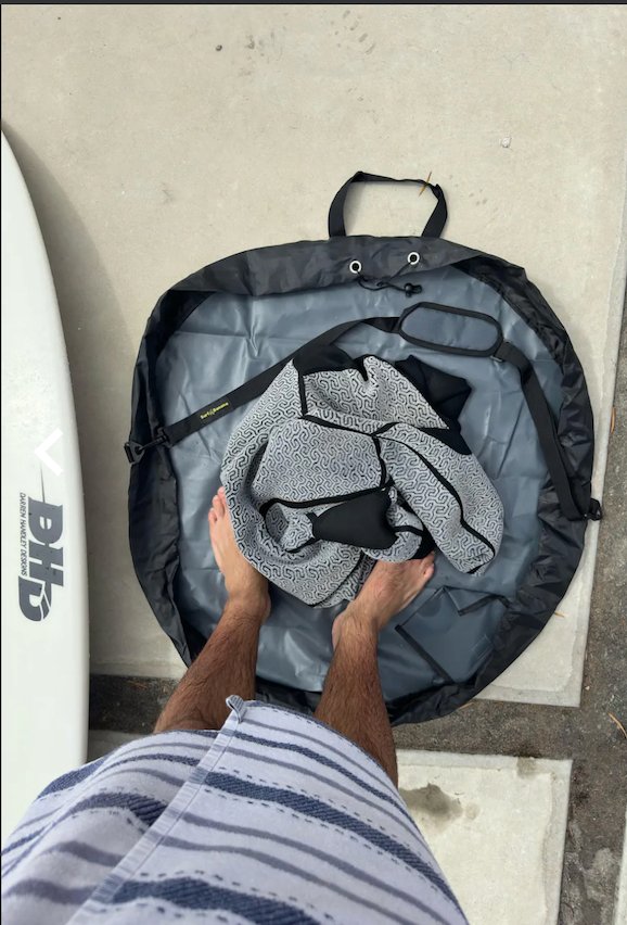 Banana Bag -Wetsuit Changing Mat